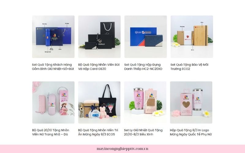 Bộ quà tặng doanh nghiệp của Vuông Tròn Gift